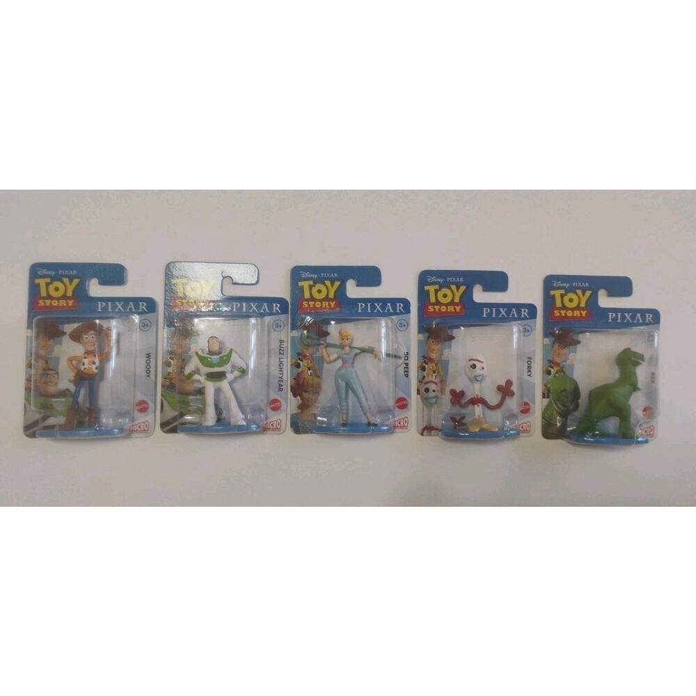 Toy Story Figure Set Woody Buzz Bo Peep Forky And Rex